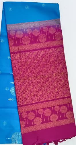 SOFT SILK SAREE WITH BLOUSE